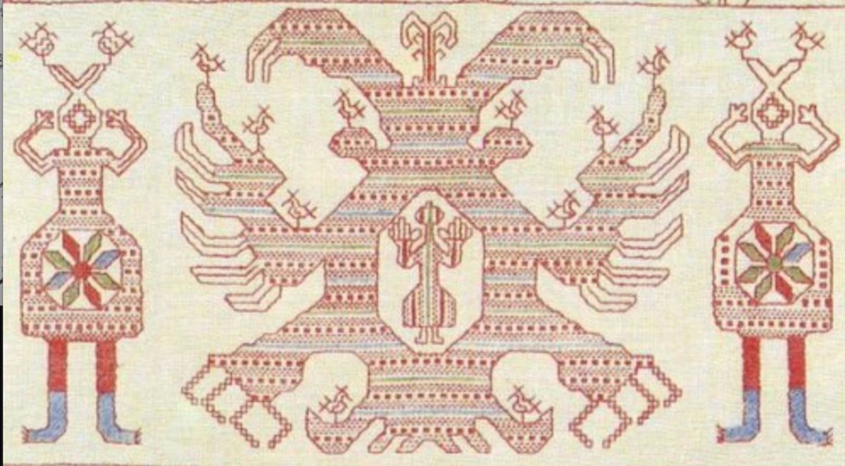 Russian-Aryan Two-Headed Mother-Falcon-Lioness is preserved only in Russian culture.