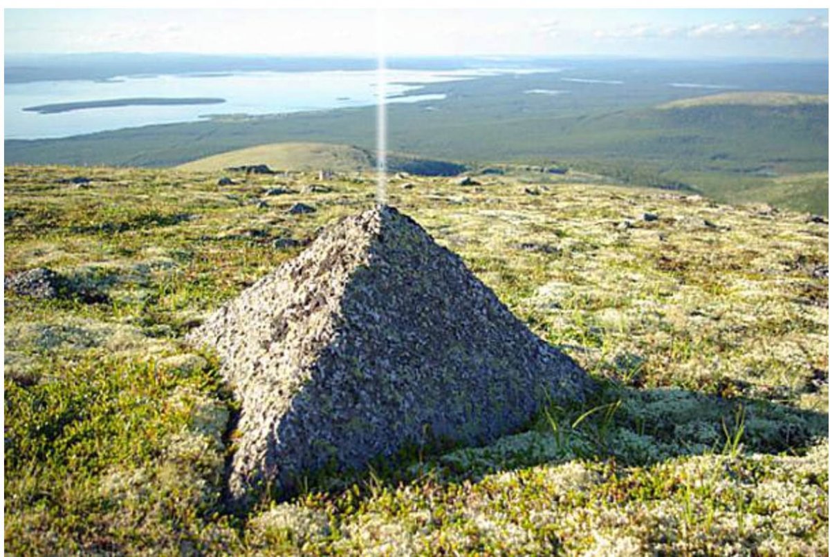 Antediluvian Russian-Aryan pyramids on the Kola Peninsula, Russia, more than 40,000 BC.